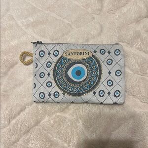 Blue Evil Eye Zip Pouch
